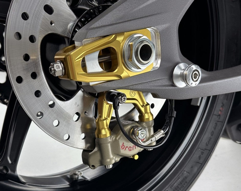 Kettenspanner Kit met remklauwhouder en Brembo P2-30 69,5 mm XA6H530 Motocorse Ducati Panigale V4/S (2025) 