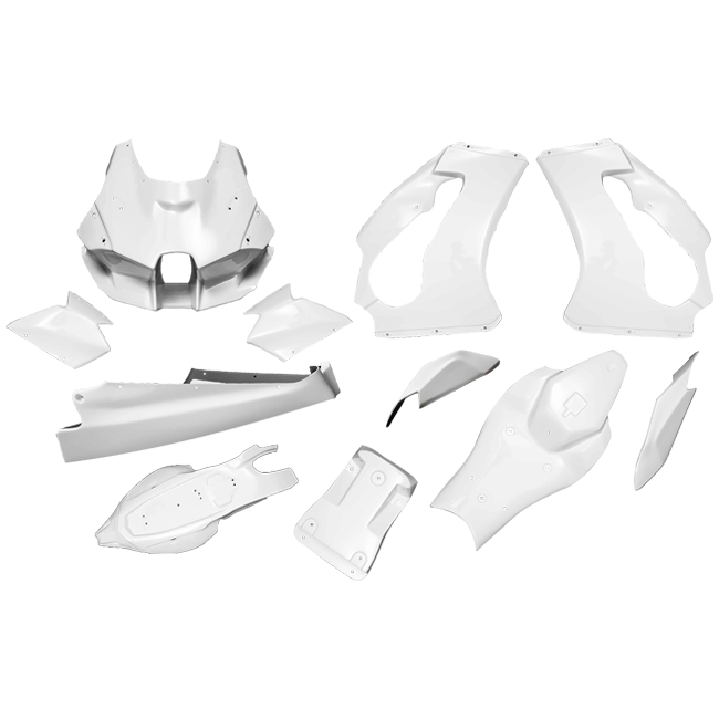 Compleet kuipset Avio Fiber Kawasaki ZX-10 R/RR (21-25) Carbonin 