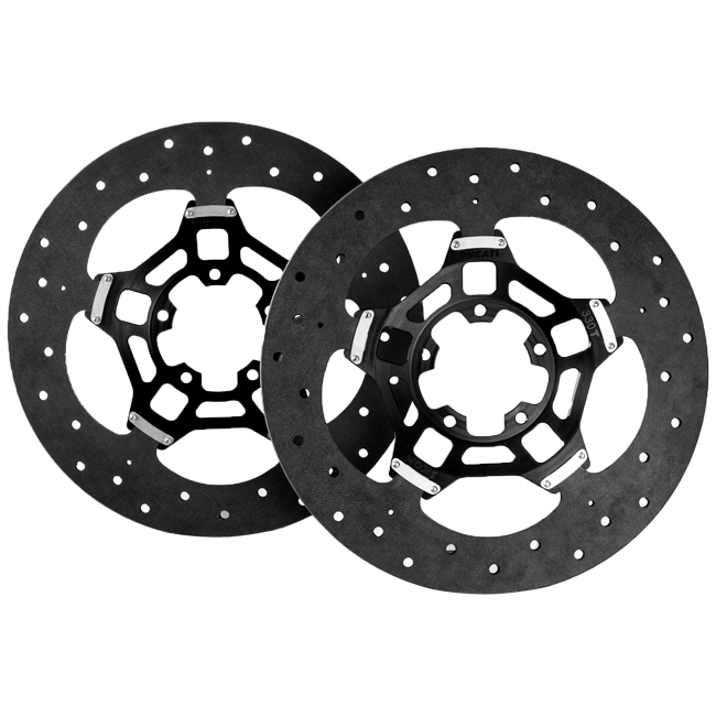 SICOM Carbon-Keramiek Remschijven GP-Stijl SSP 330x6mm Kit Ducati Panigale V4/S/R (18-24) 