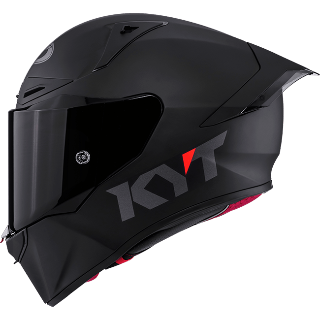 KYT R1R Racing Helm Plain zwart mat Y6R100X6 