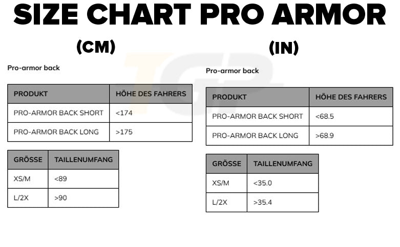 Dainese Rugprotector Pro-Armor Back Long 2.0 - Hoogte >175cm/68.9in | 20187621000100 