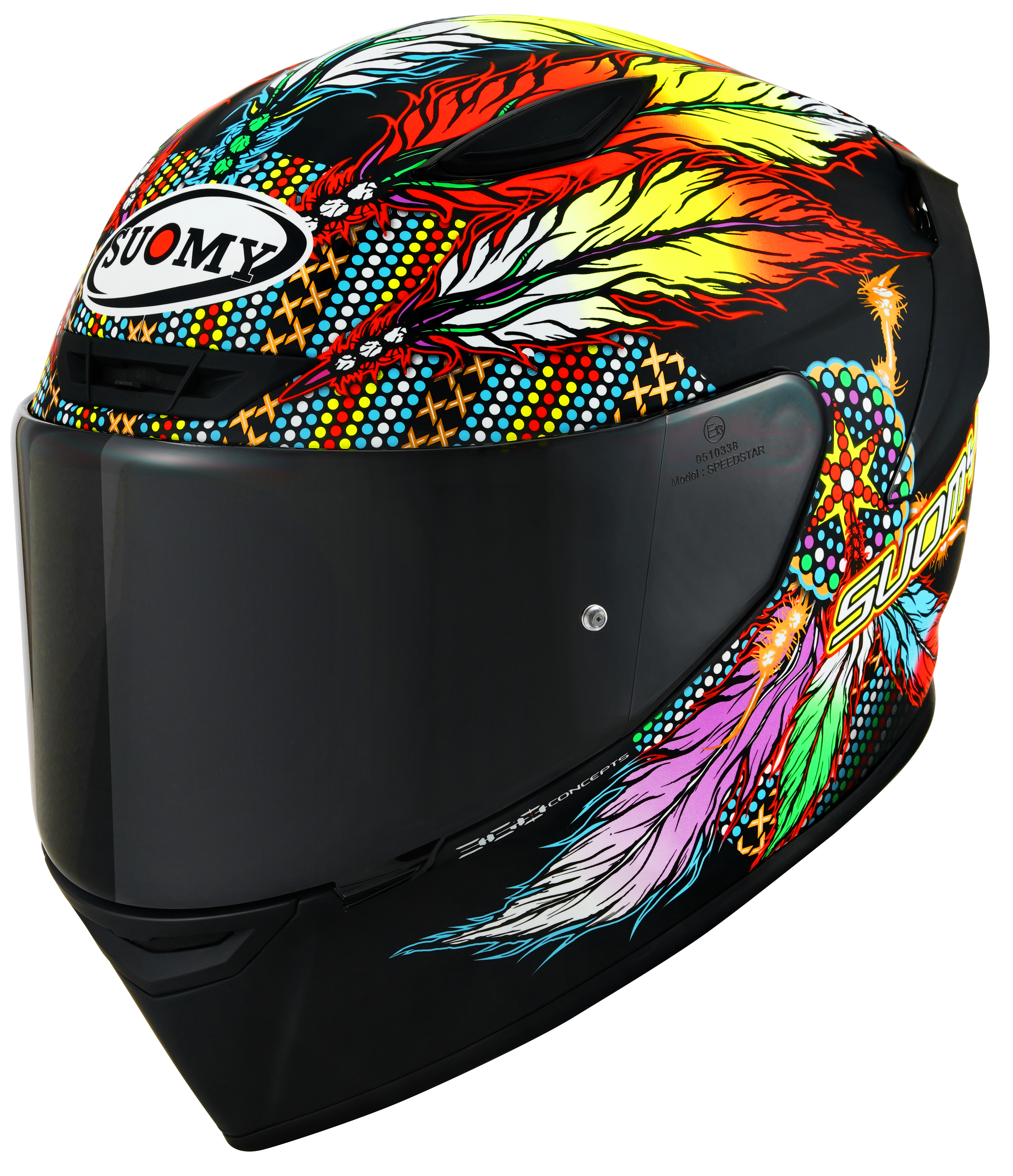 Suomy Track-1 Helm Chieftain Matt Zwart K6T10014 