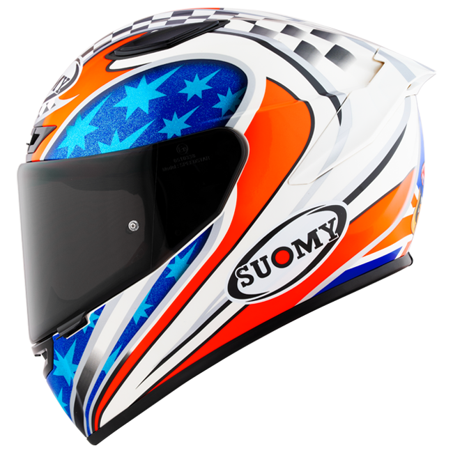 Suomy Track-1 Helm Troy Bayliss 2002 Replica K6T10018 