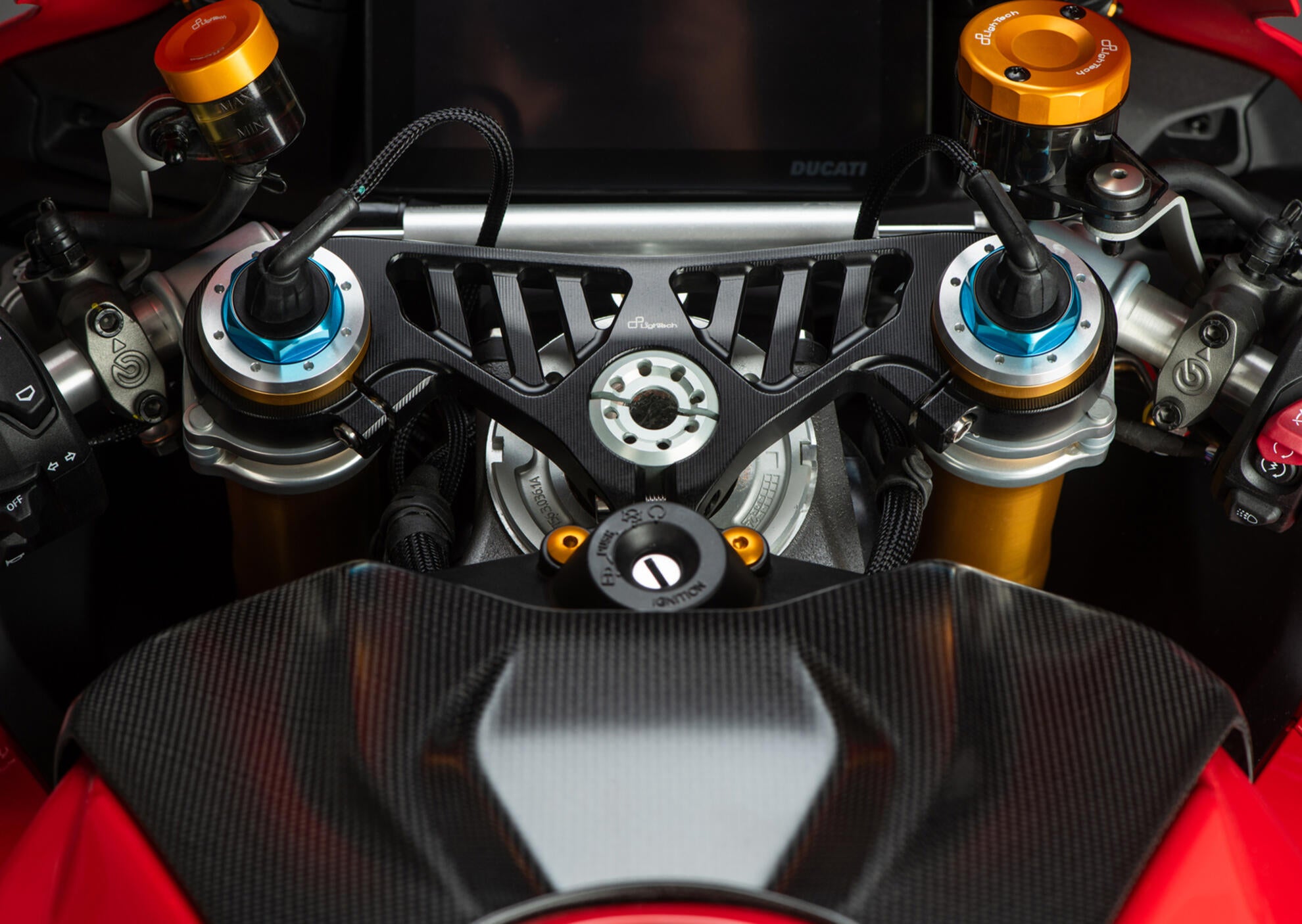 Voorvork (BOVEN) LighTech Ducati Panigale V4/S (2025) TCADU002NER 
