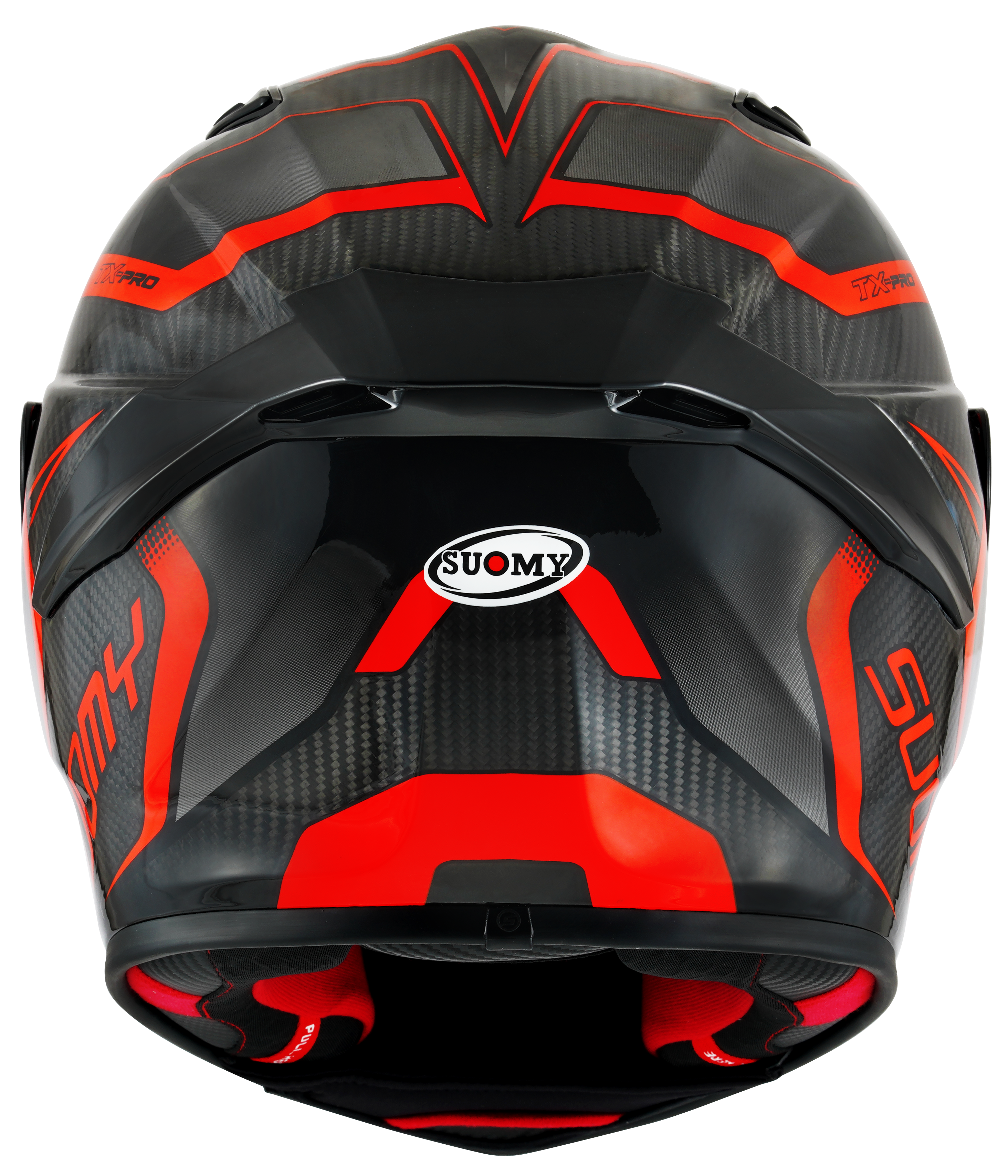 Suomy TX-Pro Helm Carbon Advance Rood Fluo K6TX0003 