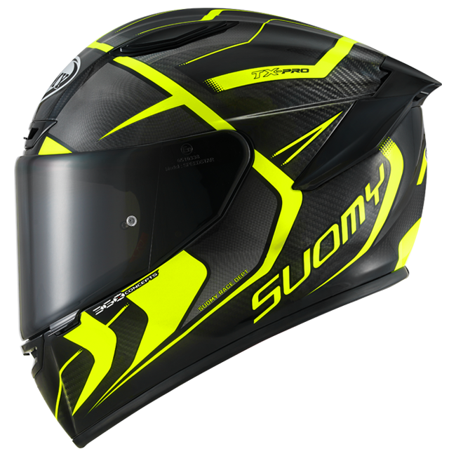 Suomy TX-Pro Helm Carbon Advance Geel Fluo K6TX0005 