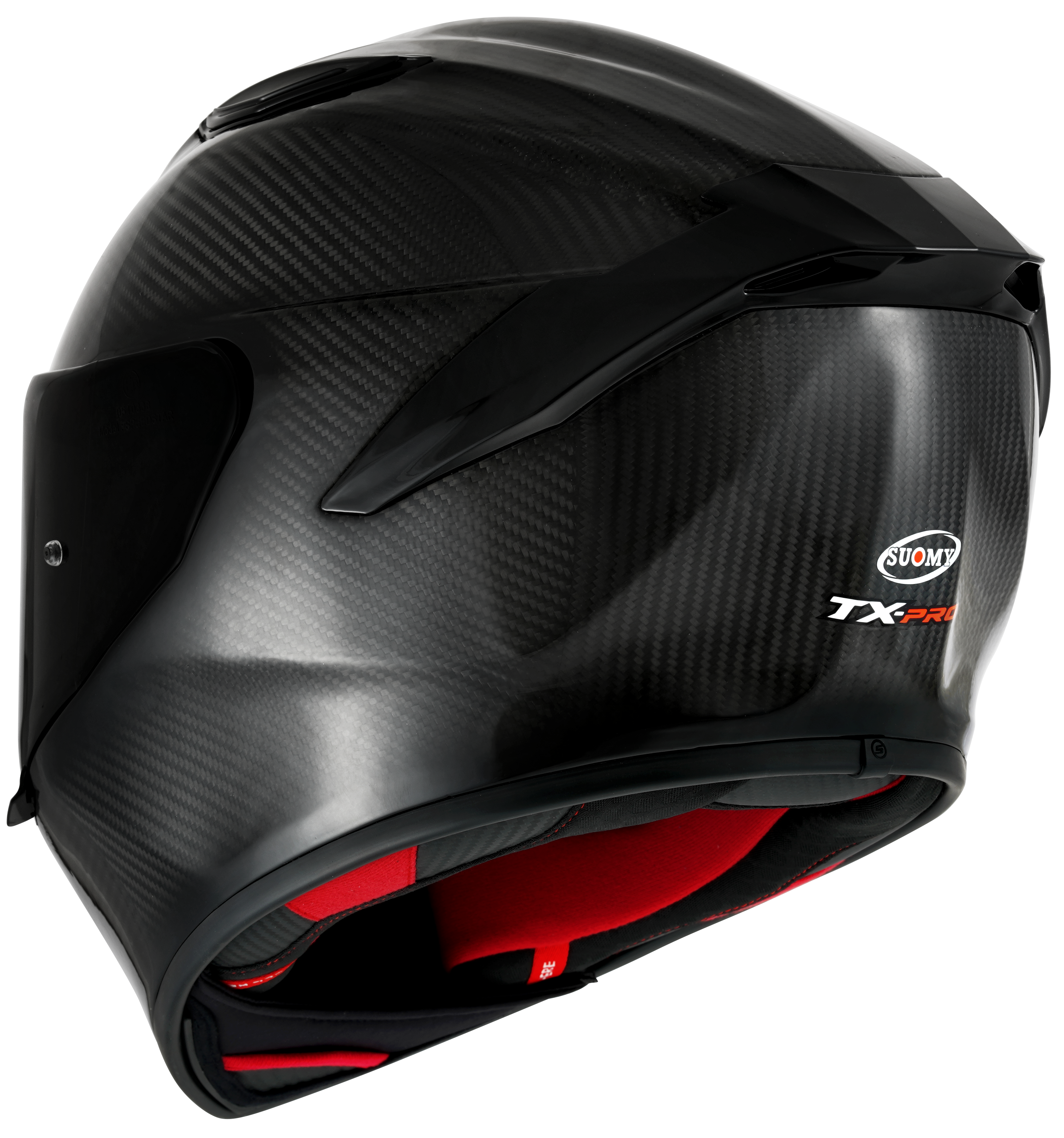 Suomy TX-Pro Helm Carbon glanz zichtcarbon K6TX0007 