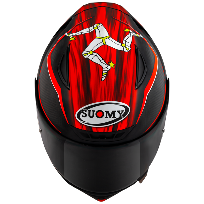 Suomy TX-Pro Helm Carbon Johnson Replica Rood Matt K6TX0010 