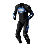RST Tractech EVO D3O overall Leren pak – Geperforeerde raceoverall | Heren | Zwart/Blauw | 103634 