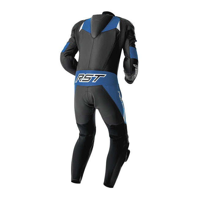 RST Tractech EVO D3O overall Leren pak – Geperforeerde raceoverall | Heren | Zwart/Blauw | 103634 