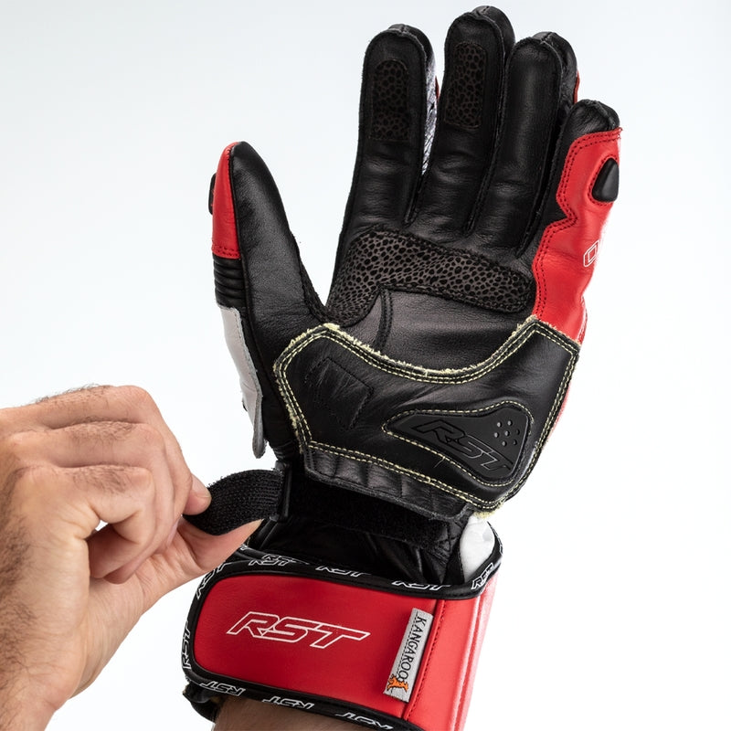 RST Tractech Evo 4 motorlederen handschoenen | Heren | Rood/Wit/Zwart | 102666 