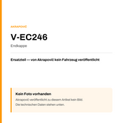Akrapovic Endkappe V-EC246 — Platzhalter, kein Herstellerfoto verfügbar