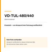Akrapovic Dämmmaterial VD-TUL-480/440 — Platzhalter, kein Herstellerfoto verfügbar