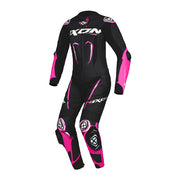 IXON Vortex 3 Lady one-piece Leren pak – Geperforeerd racepak | Vrouwen | Roze/Zwart 