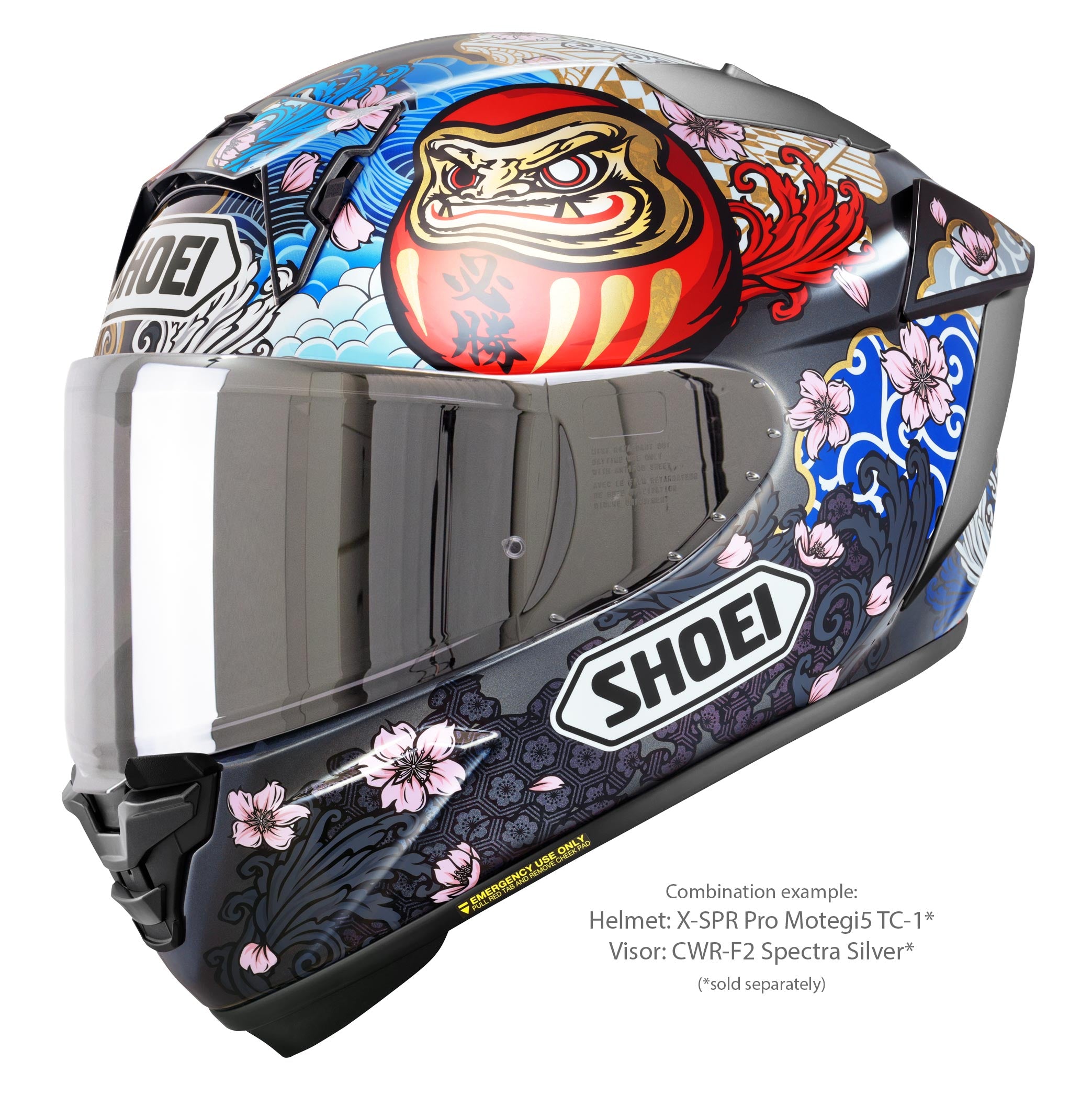 Shoei X-SPR PRO Helm Márquez Motegi5 TC-1 - Marc Márquez Motegi 2024 Replica 