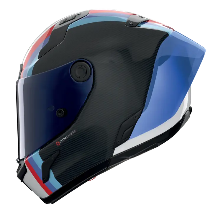Nolan X-804 RS Helm Ultra Carbon Gemini Wit/Blauw/Rood 365 