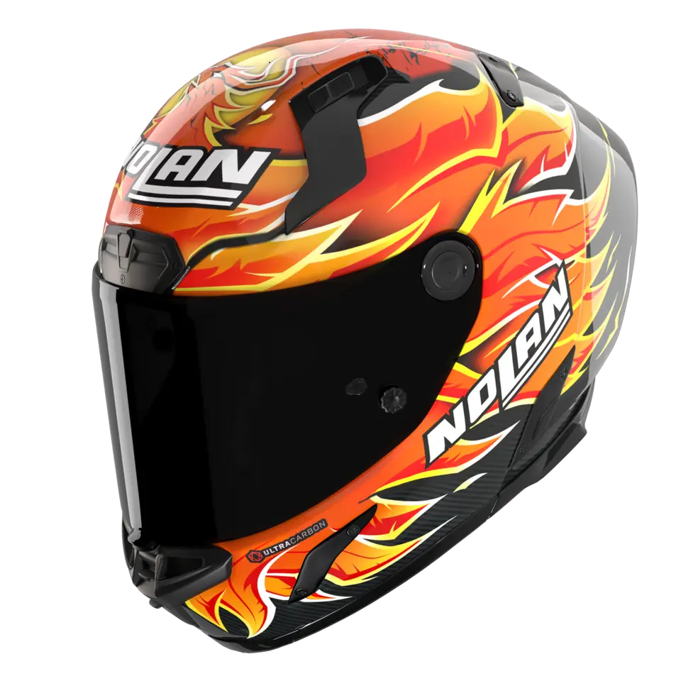 Nolan X-804 RS Helm Ultra Carbon Andrea Iannone "De Maniak" Replica 2025 