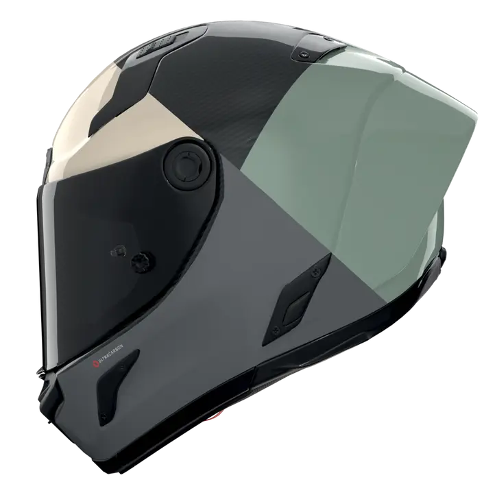 Nolan X-804 RS Helm Ultra Carbon Blocco Groengrijs/Antraciet/Ivoor 370 