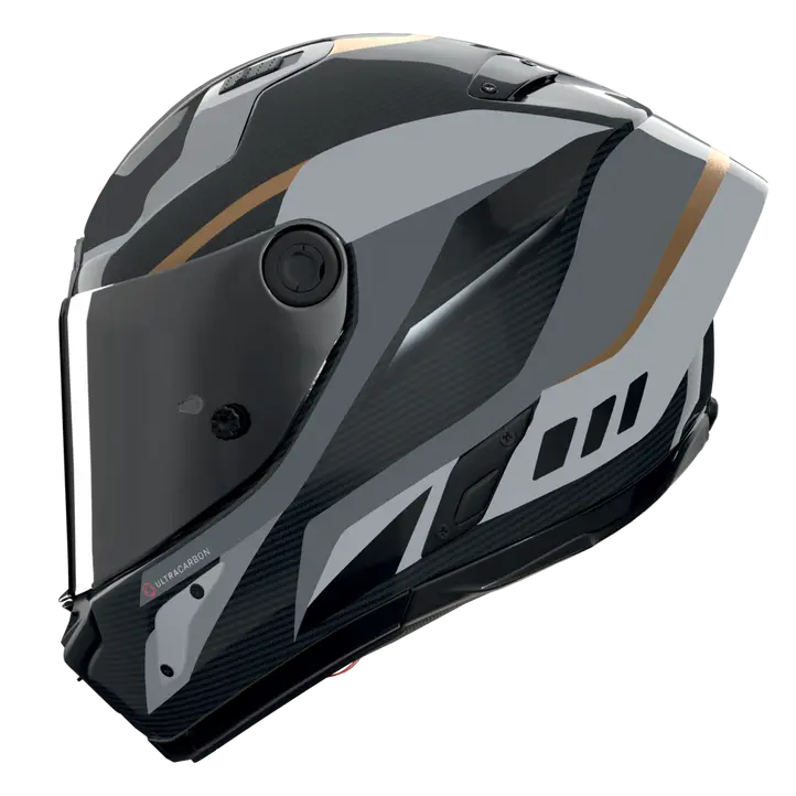 Nolan X-804 RS Helm Ultra Carbon Lesmo Zwart/Grijs/Goud 361 