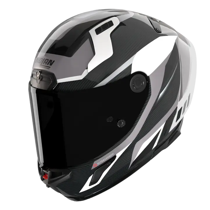 Nolan X-804 RS Helm Ultra Carbon Lesmo Wit/Zwart/Grijs 363 