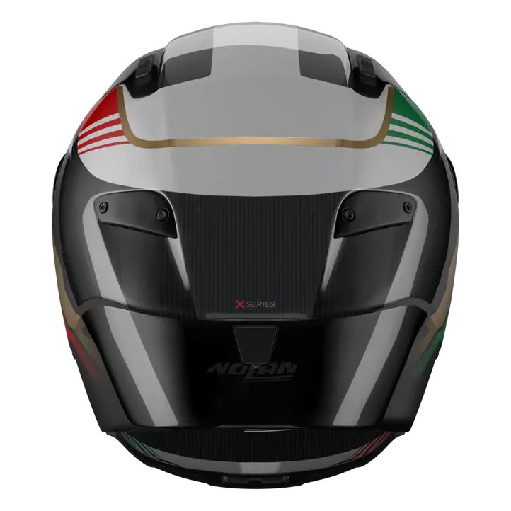 Nolan X-804 RS Helm Ultra Carbon Piega Goud/Rood/Groen 367 