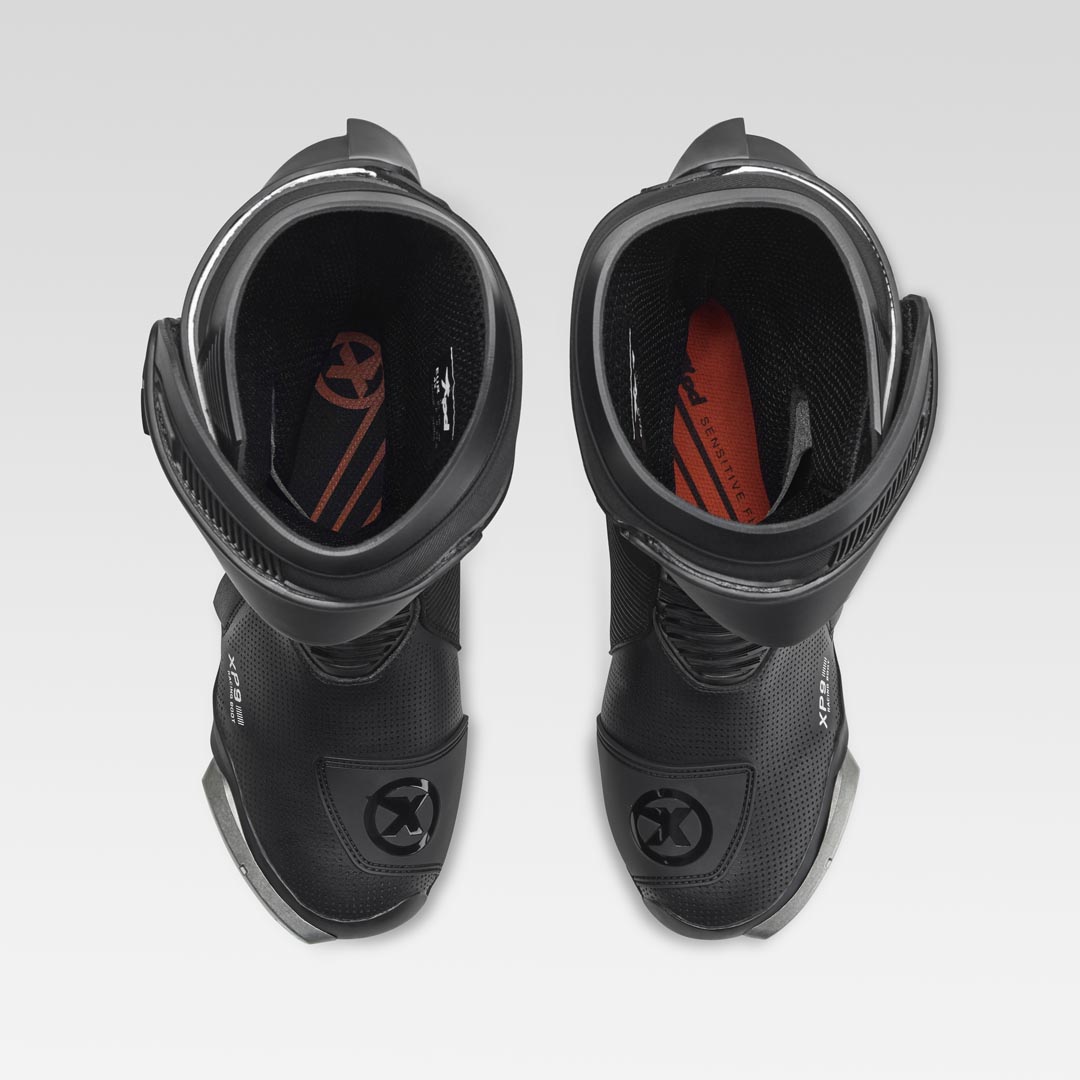 XPD XP9-S AIR geperforeerde Racing en straat motorlaarzen | Heren | Wit/Zwart 