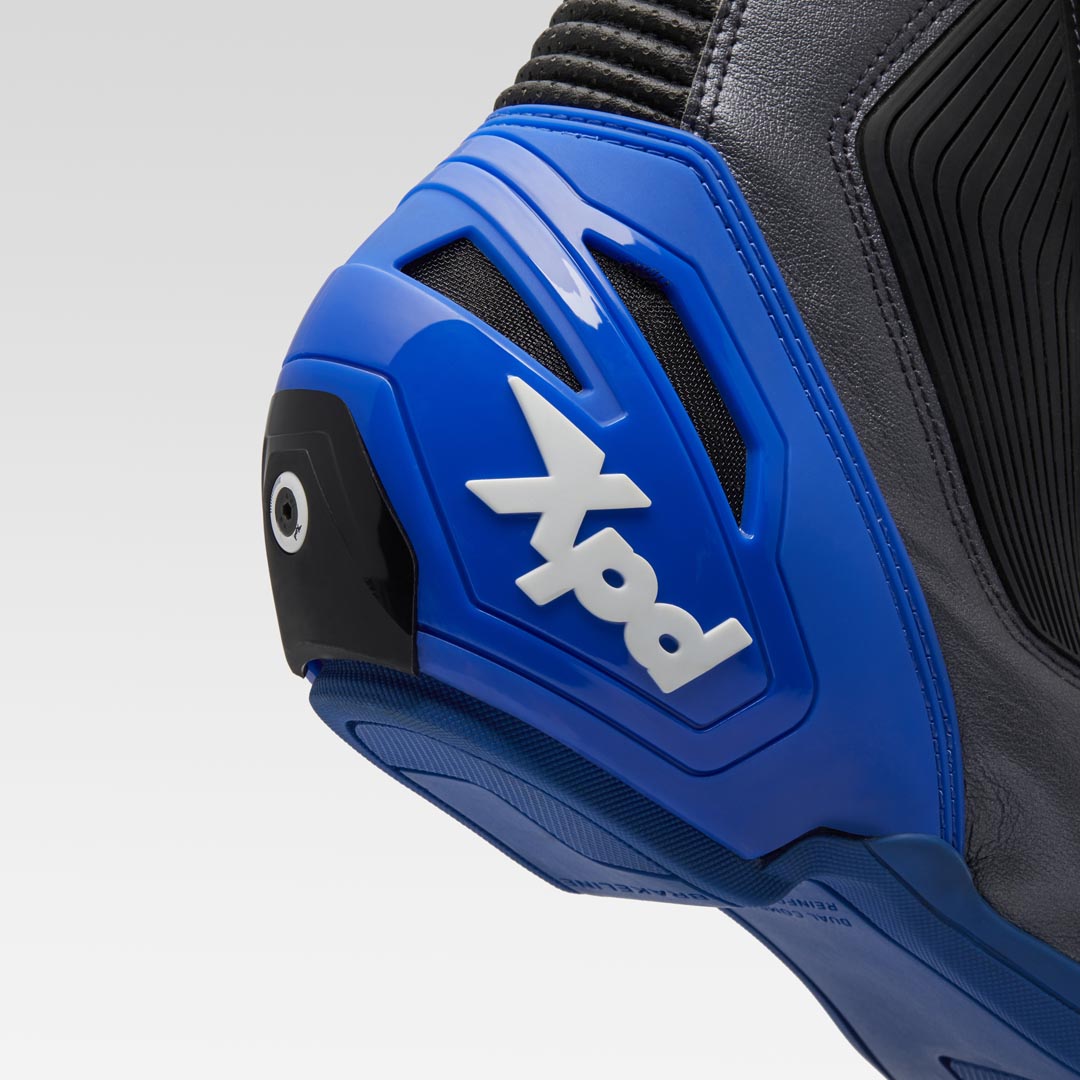 XPD XP9-S Racing en straat motorlaarzen | Heren | Zwart/Blauw 