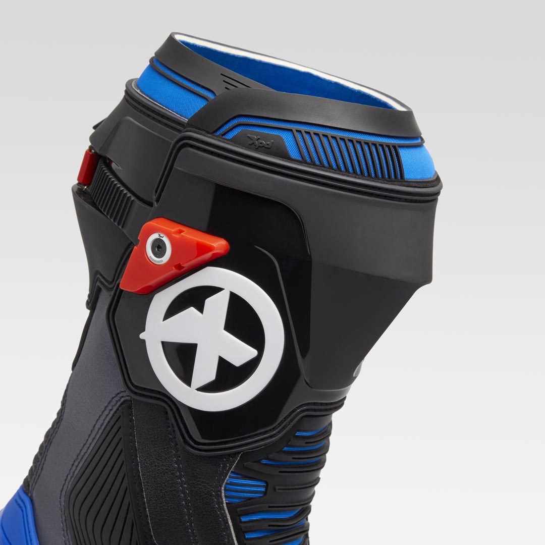 XPD XP9-S Racing en straat motorlaarzen | Heren | Zwart/Blauw 