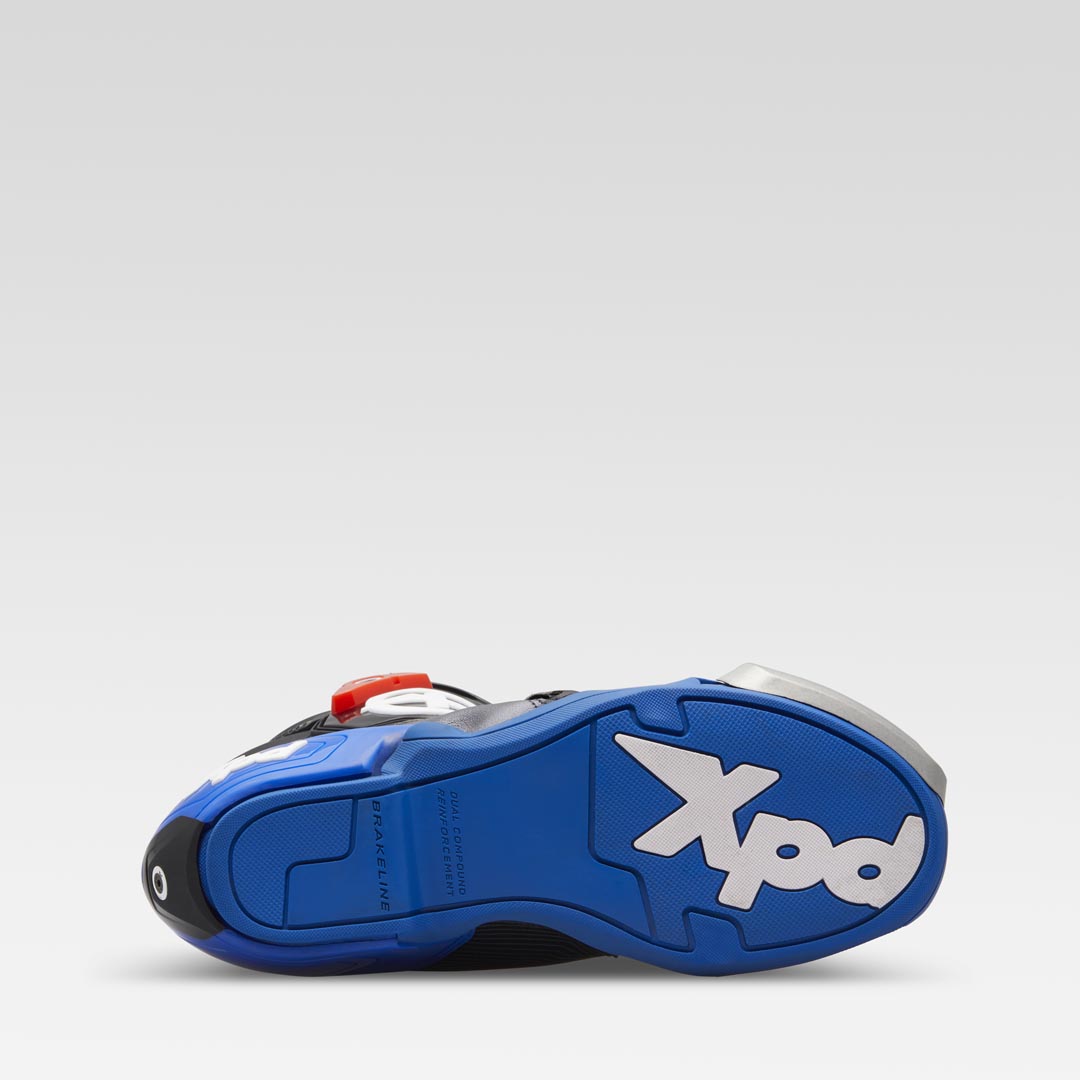 XPD XP9-S Racing en straat motorlaarzen | Heren | Zwart/Blauw 