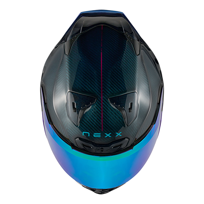 Nexx X.R3R Helm Hadal Carbon Blauw Turquoise 01XR323511782 