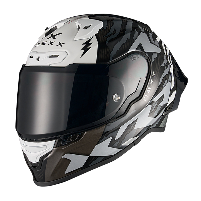 Nexx X.R3R Helm Ziger Carbon Zwart Grijs 01XR323513066 