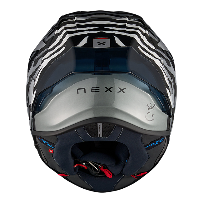 Nexx X.R3R Helm Ziger Carbon Zwart Grijs 01XR323513066 