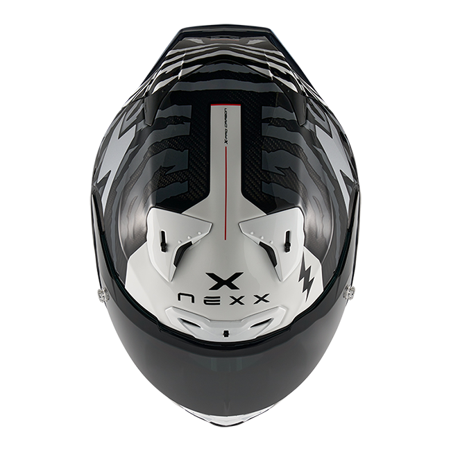 Nexx X.R3R Helm Ziger Carbon Zwart Grijs 01XR323513066 