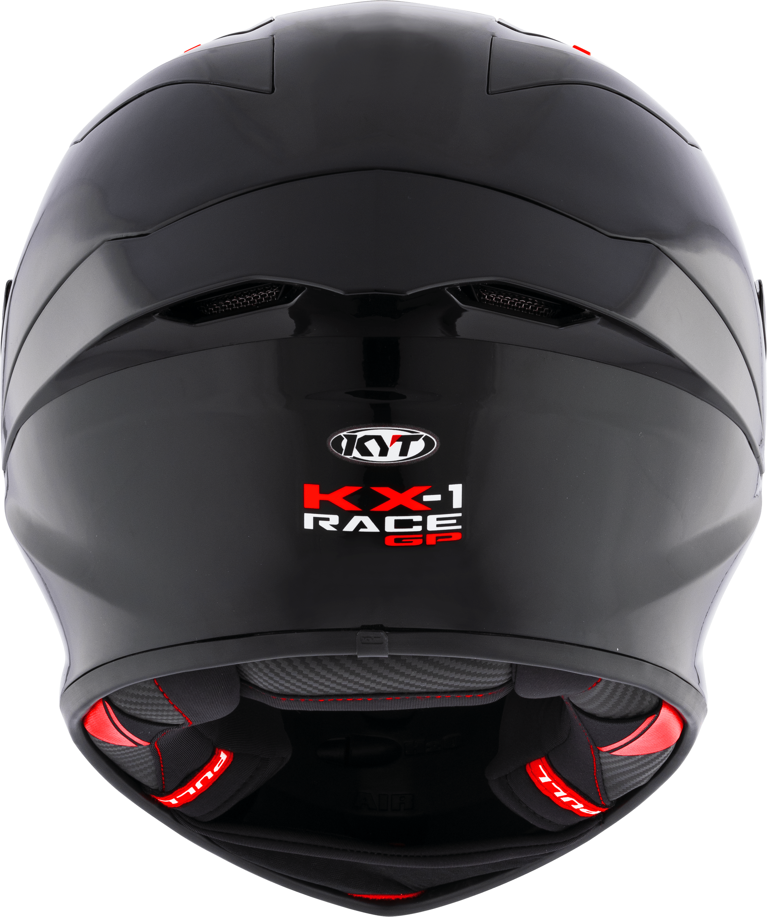 KYT KX-1 Race GP Helm Effen Zwart Y6KX00W6 