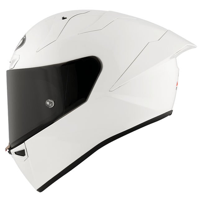 KYT KX-1 Race GP Helm Effen Wit Y6KXX0W3 