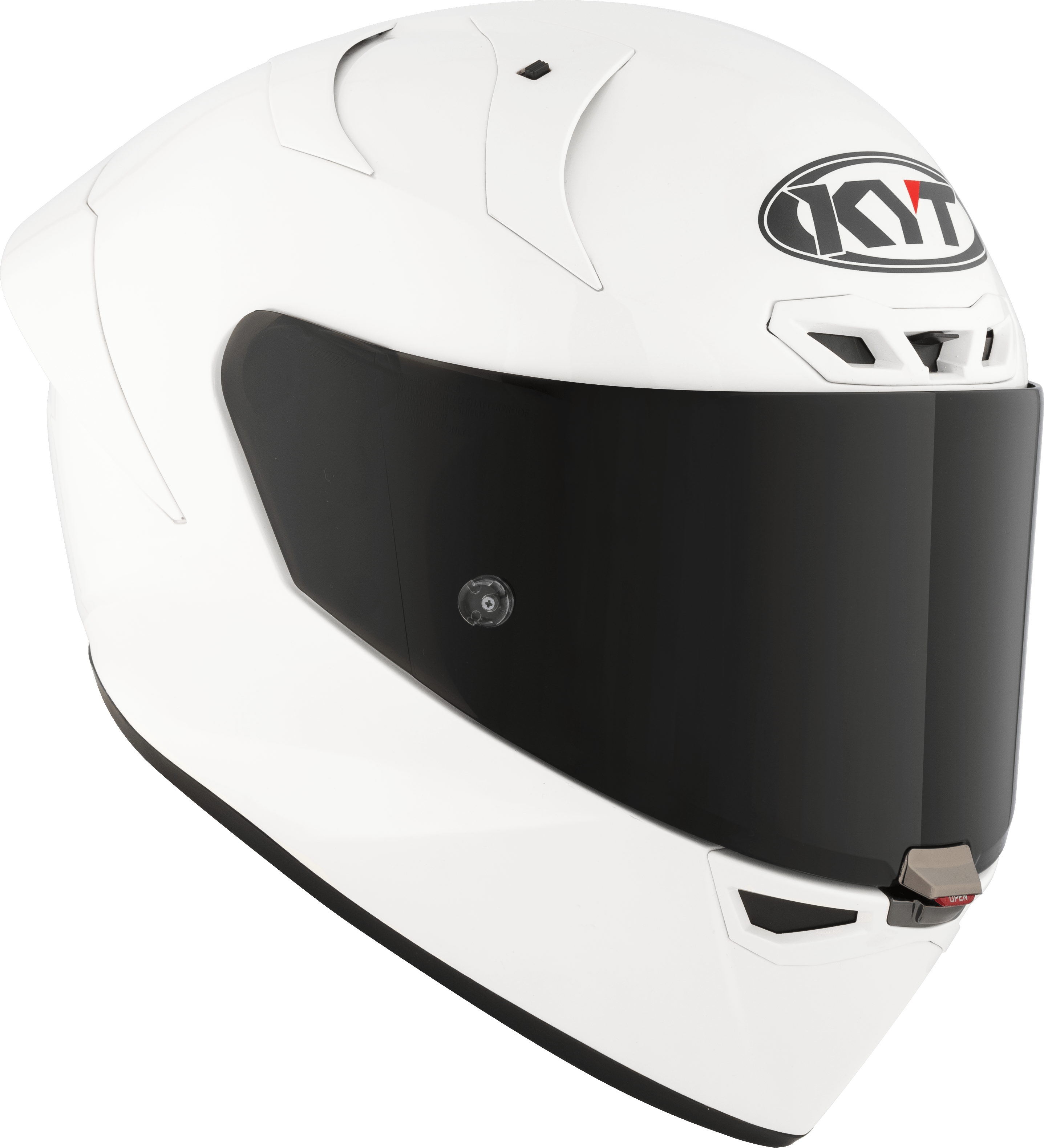 KYT KX-1 Race GP Helm Effen Wit Y6KXX0W3 