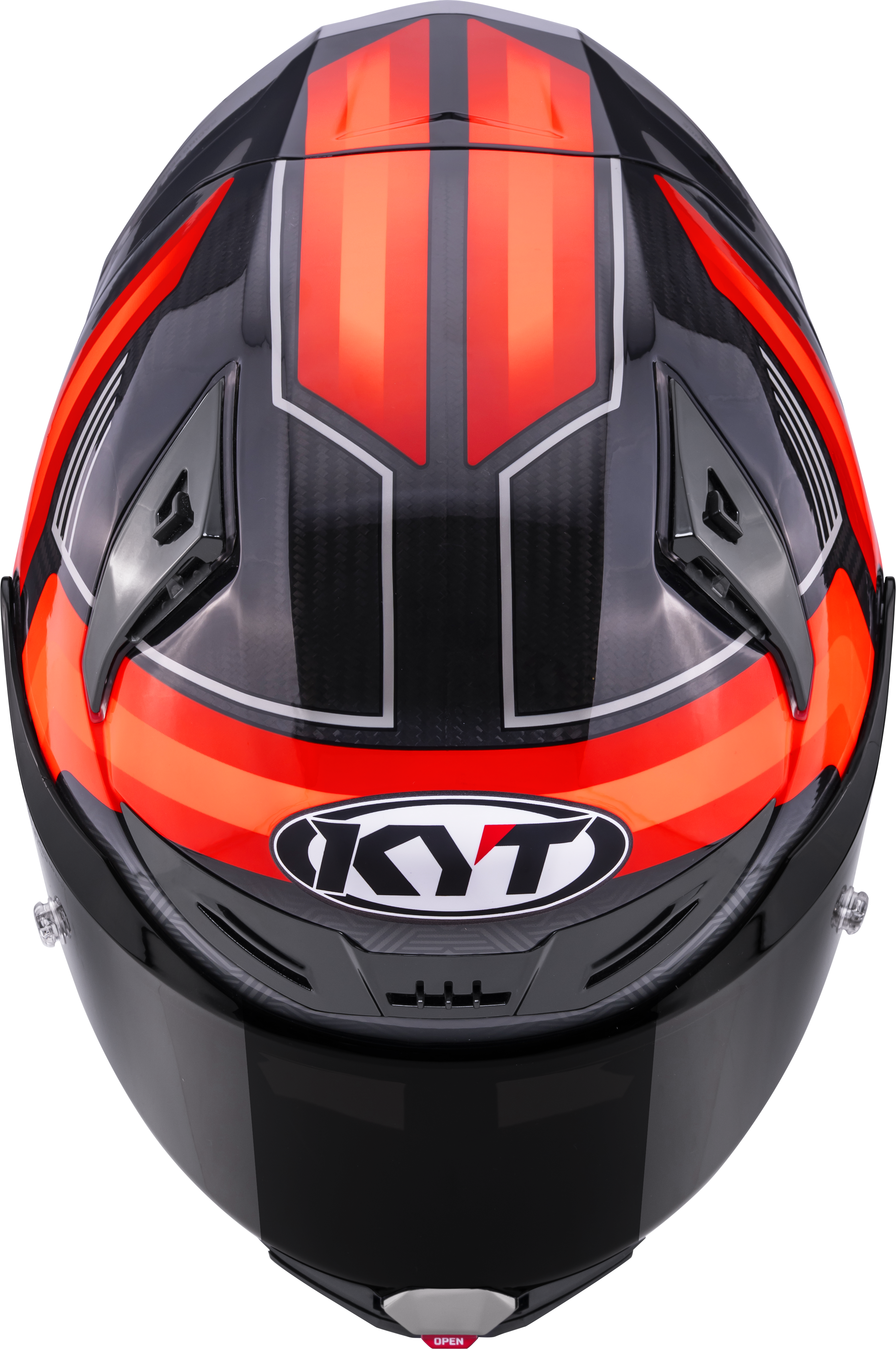 KYT R1R Racing Helm Carbon Accelerator Rood Y6R10003 