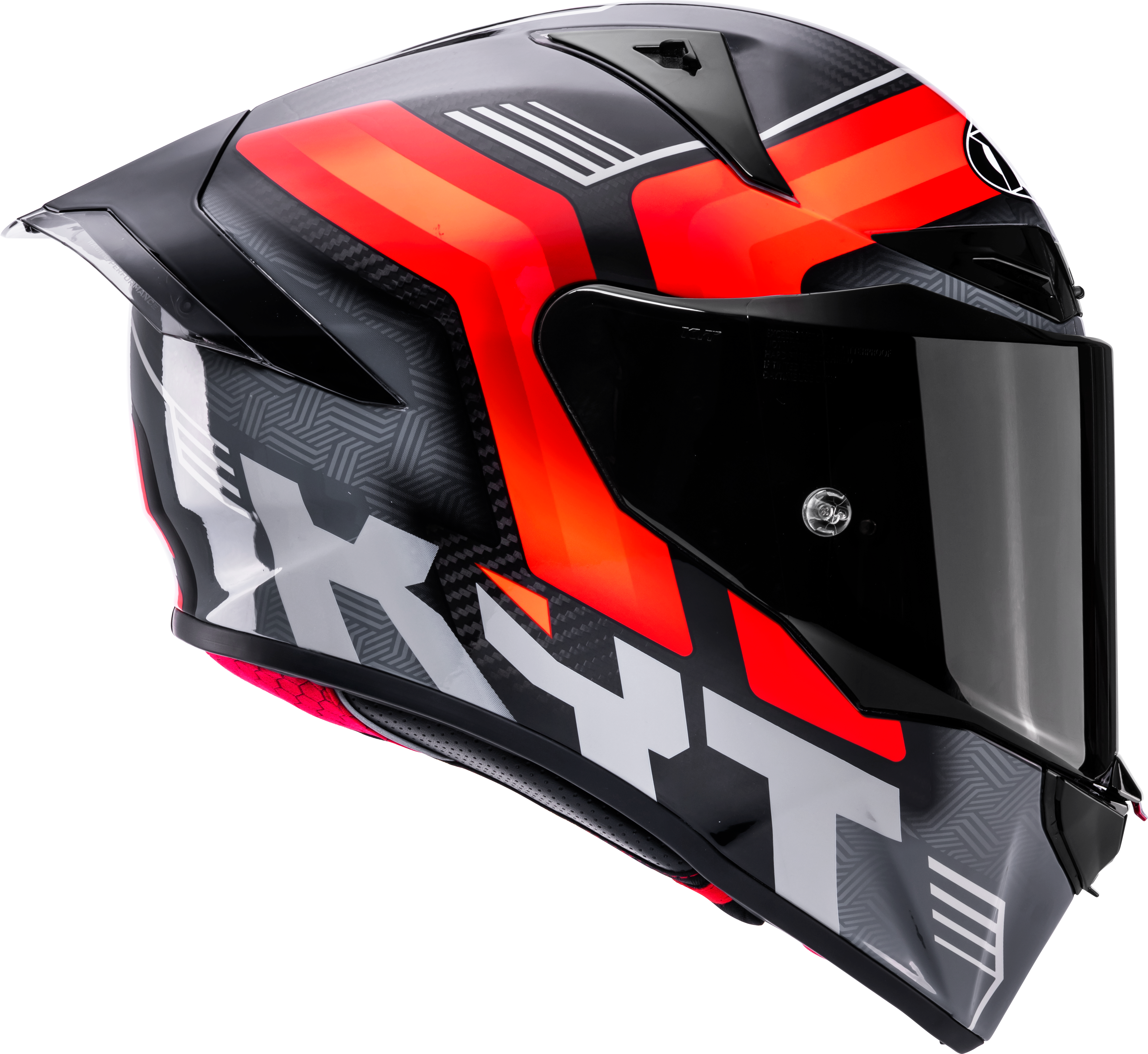 KYT R1R Racing Helm Carbon Accelerator Rood Y6R10003 