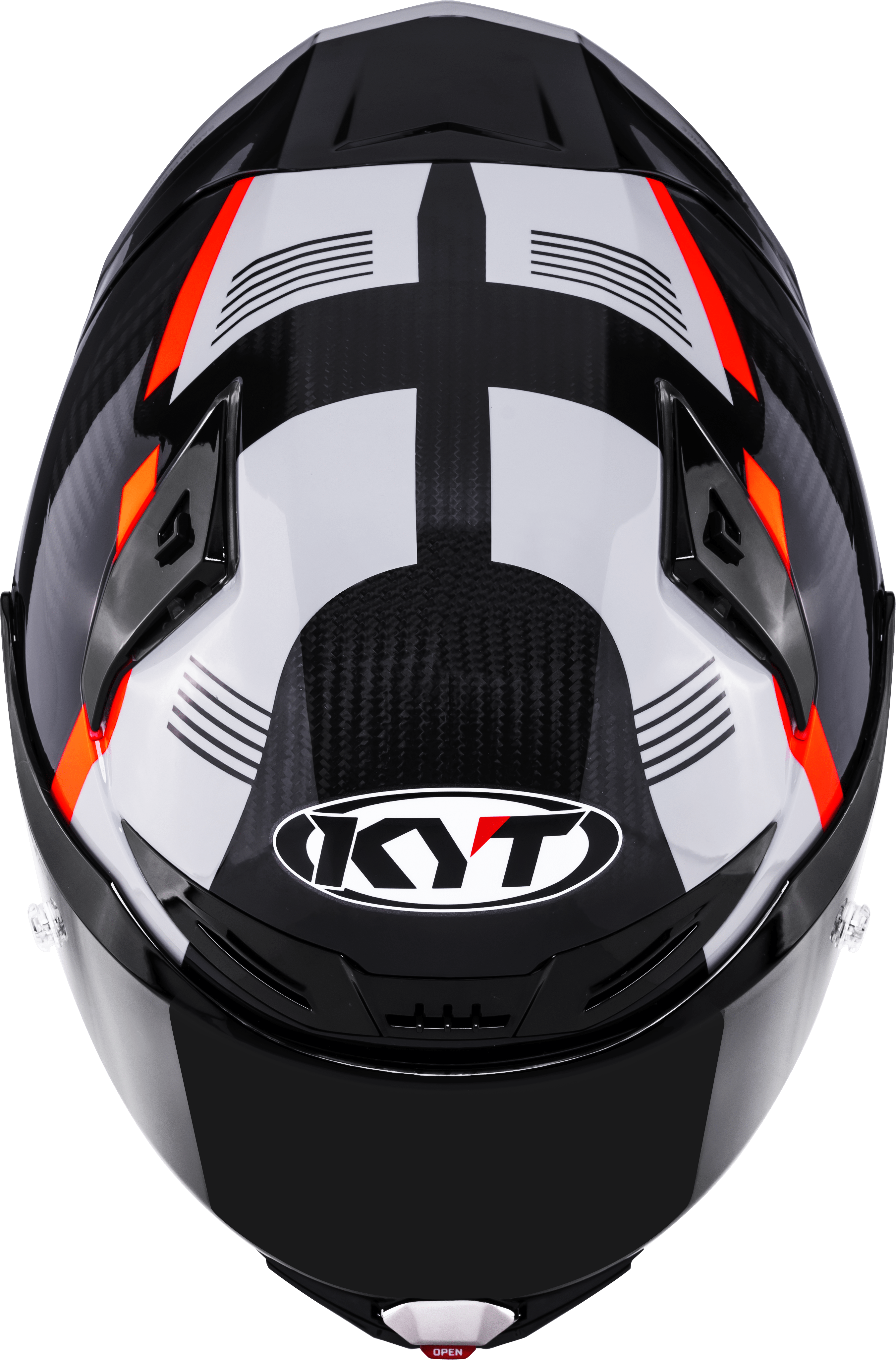 KYT R1R Racing Helm Carbon Zone Rood Y6R10007 