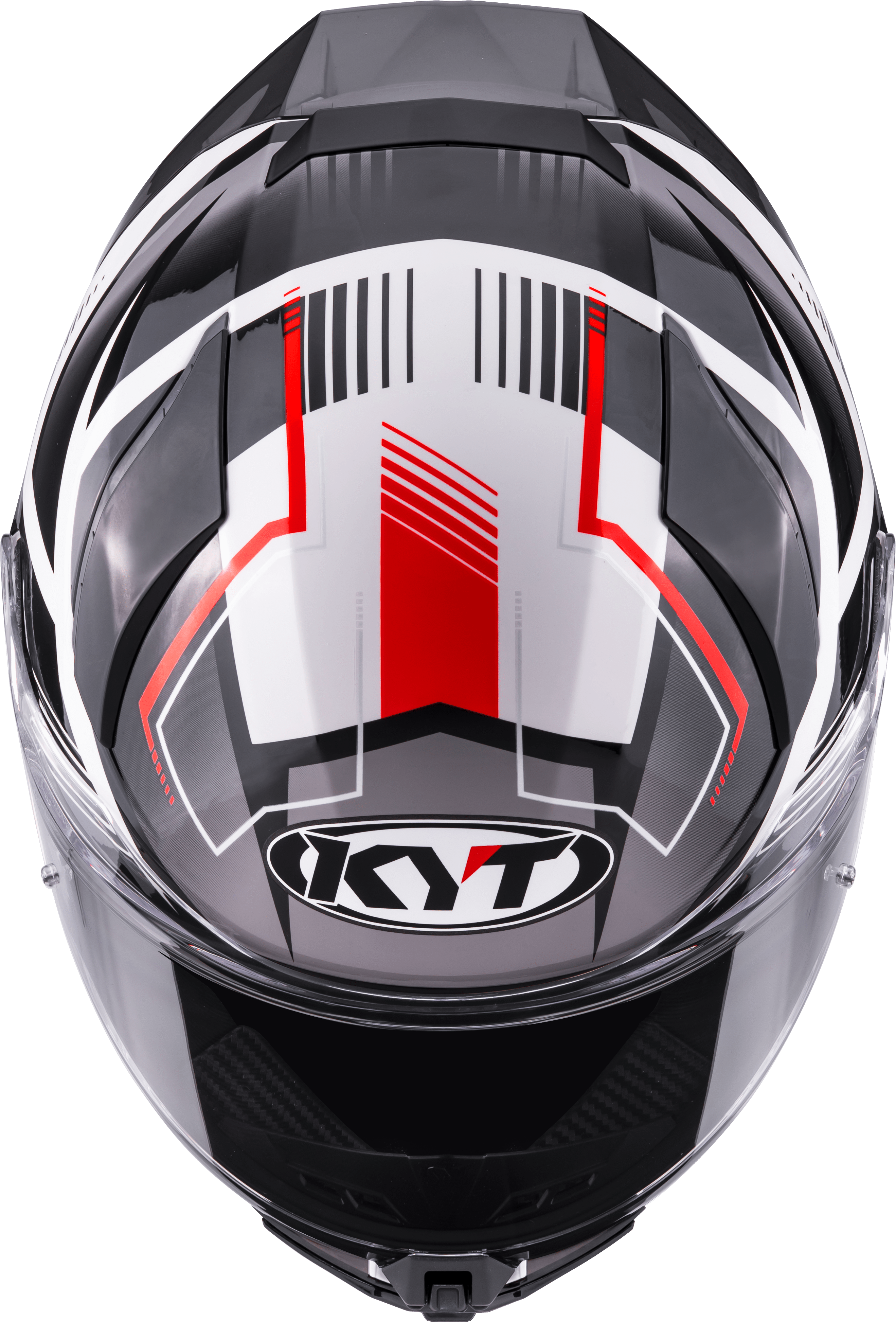 KYT R2R Helm Parsec Wit/Rood Y6R20022 