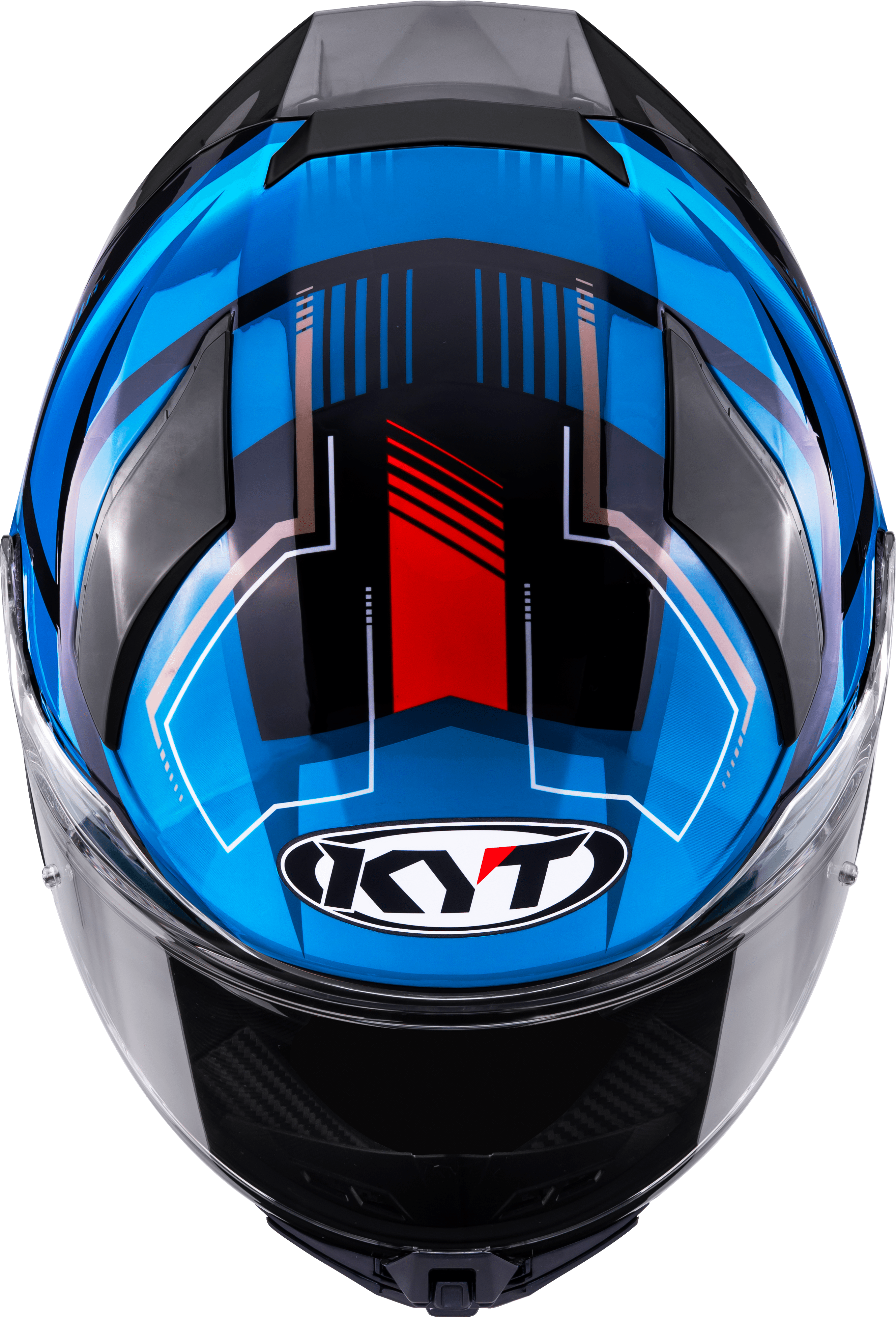 KYT R2R Helm Parsec Zwart / Blauw / Rood Y6R20024 