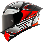 KYT TT-Revo Helm Toerist Rood Fluo Y6TR0012 