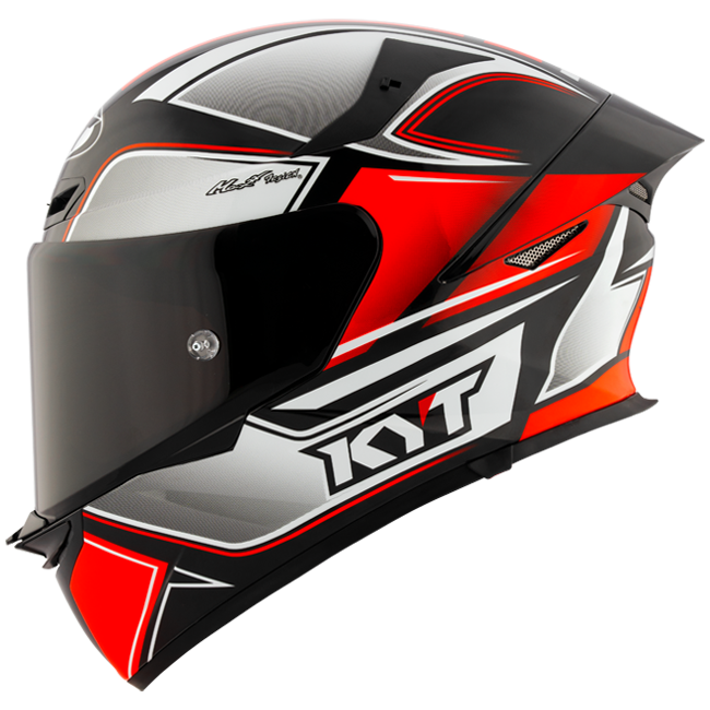 KYT TT-Revo Helm Toerist Rood Fluo Y6TR0012 
