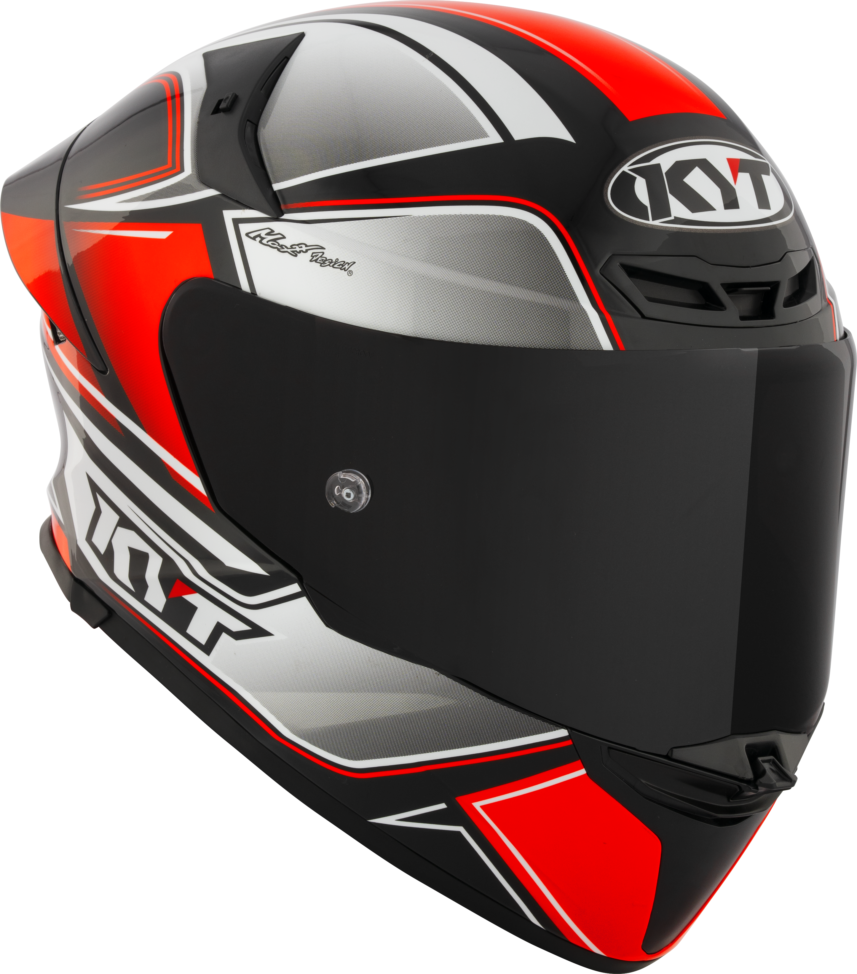 KYT TT-Revo Helm Toerist Rood Fluo Y6TR0012 