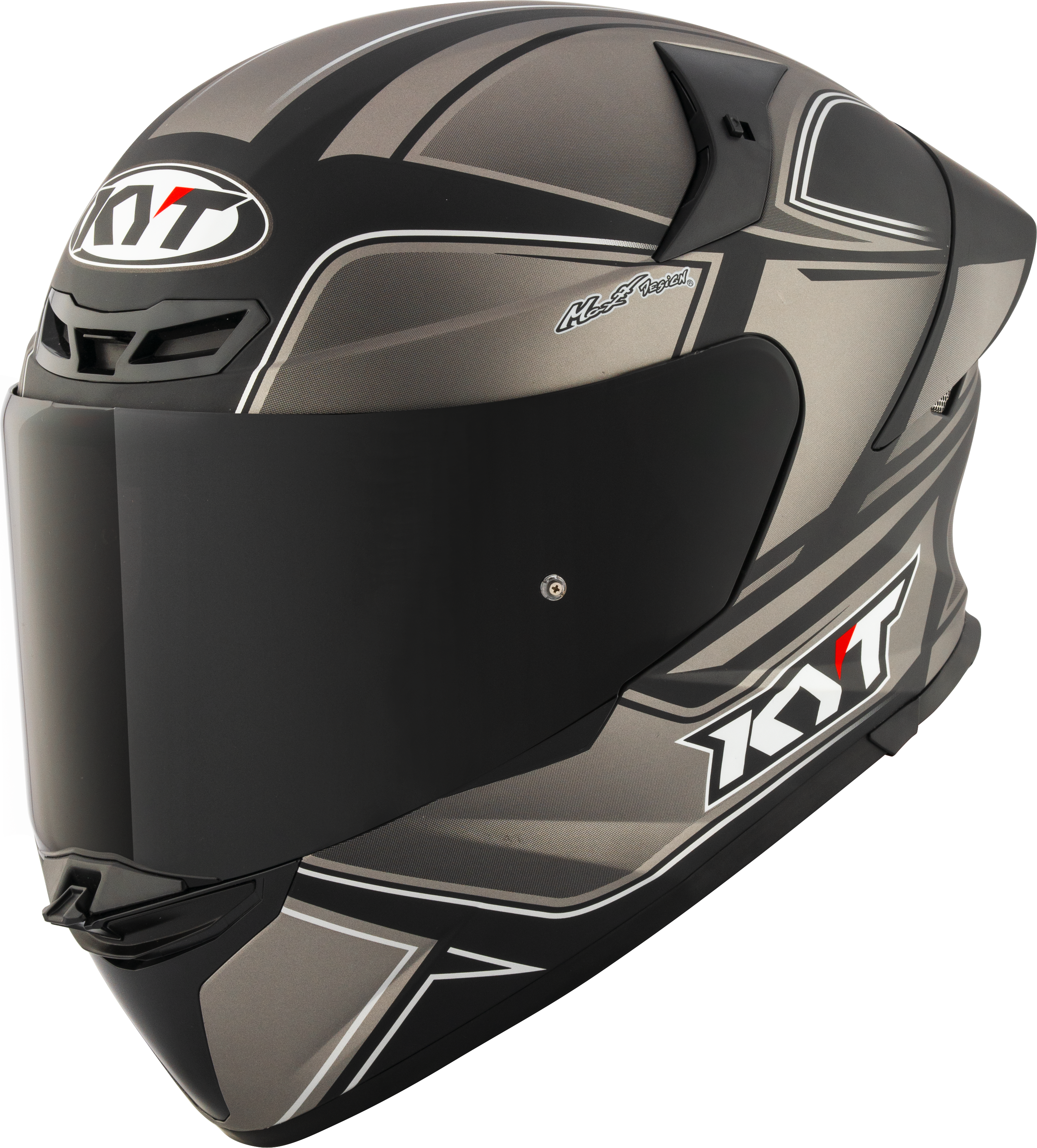 KYT TT-Revo Helm Toerist Matt Cool Grijs Y6TR0013 