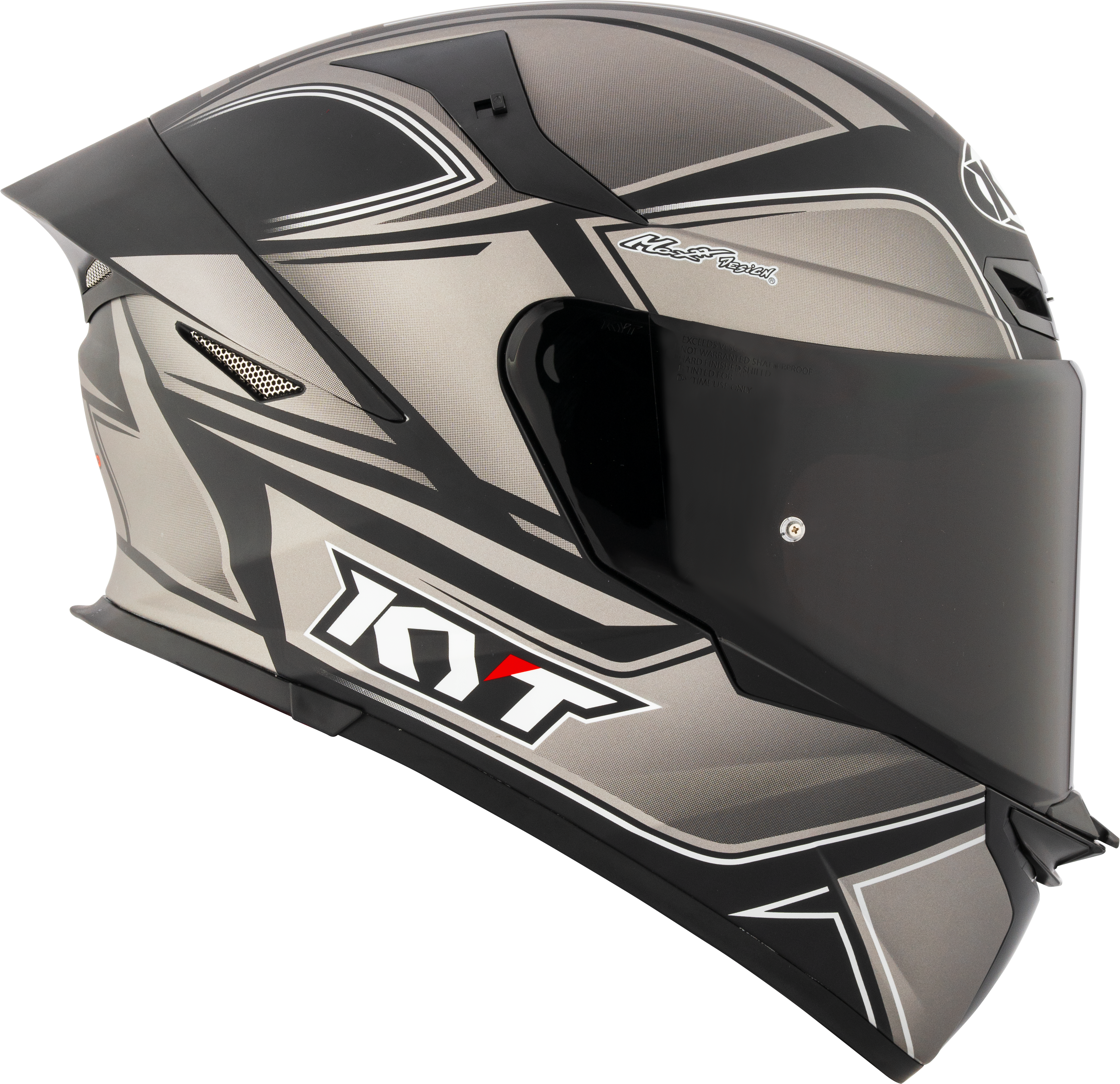 KYT TT-Revo Helm Toerist Matt Cool Grijs Y6TR0013 