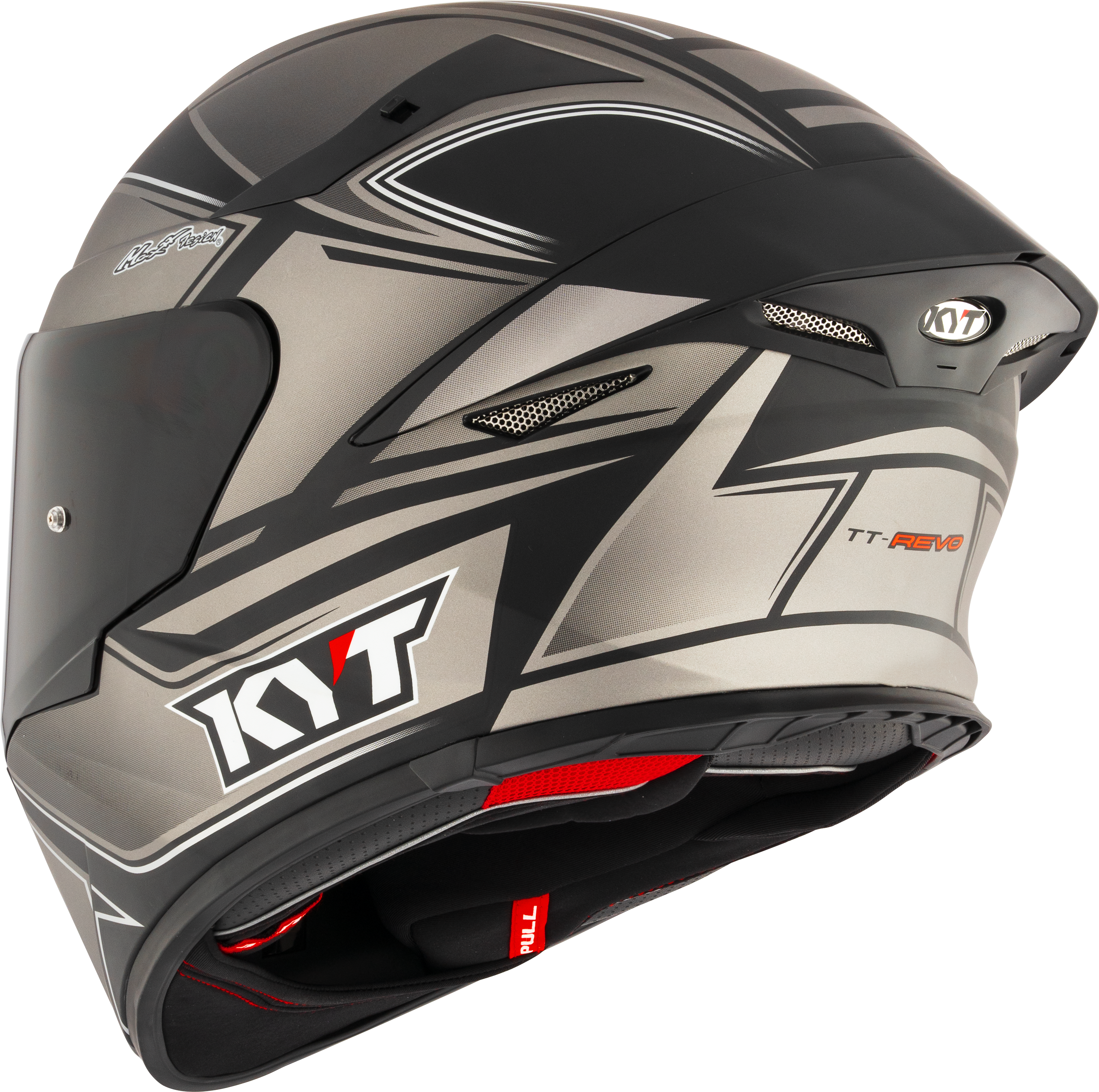 KYT TT-Revo Helm Toerist Matt Cool Grijs Y6TR0013 