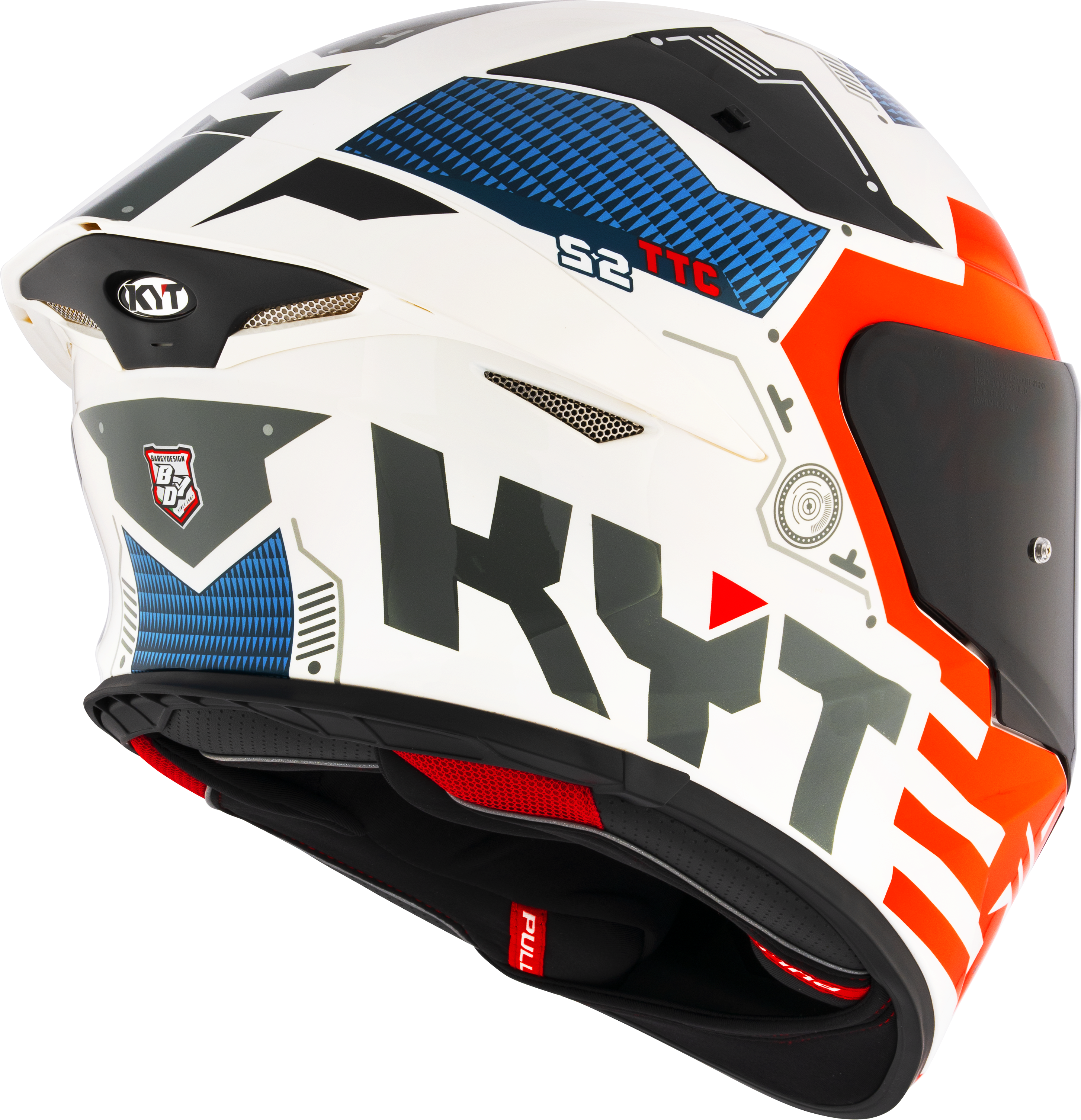 KYT TT-Revo Helm Fuselage Rood Y6TR0020 