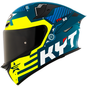 KYT TT-Revo Helm Fuselage Geel mat Y6TR0021 