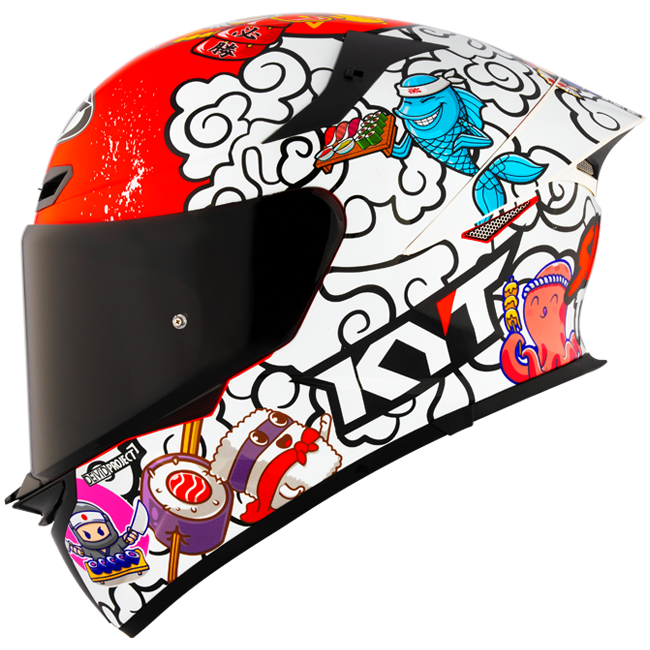 KYT TT-Revo Helm Sushi Tijd Y6TR0042 